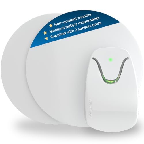 Babysense 7 Baby Sleep Breathing Movement Monitor for Newborn and Infants, No WiFi, Non Wearable, Non Contact Monitor with 2 Under-Mattress Sensors for Full Crib Coverage, FSA Baby Monitor