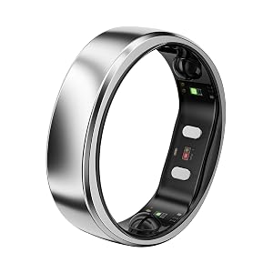 RingConn Gen 2 Air, Ultra-Thin AI Smart Ring, 10-Day Battery Life, Fitness/Sleep/Stress/HR