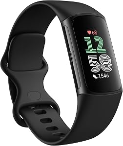 Fitbit Charge 6 Fitness Tracker with Google Apps - Heart Rate on Exercise Equipment - 3-Mo
