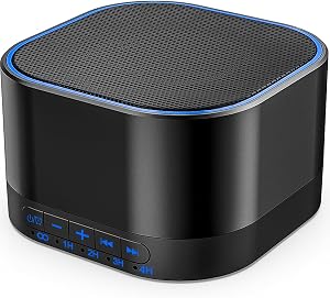 Magicteam Sound White Noise Machine with 20 Non Looping Natural Soothing Sounds and Memory