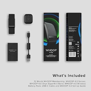 WHOOP 4.0 with 12 Month Subscription – Wearable Health, Fitness & Activity Tracker – Continuous Monitoring, Performance Optimization, Heart Rate Tracking – Improve Sleep, Strain, R