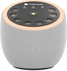 Hotmoon Sound Machine for Sleep, Cocoon 2 White Noise Sound Machine with 40 Relaxing Sound
