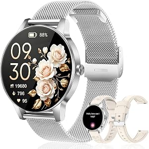 Smart Watch for Women/ Men, 1.27" HD Answer/Make Calls, Fitness Tracker with 130+ Spo