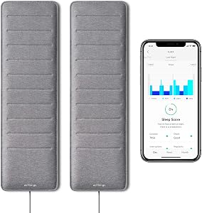 Withings Sleep - Sleep Tracking Pad Under The Mattress with Sleep Cycle Analysis